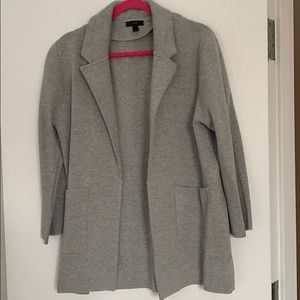 J crew open front sweater blazer